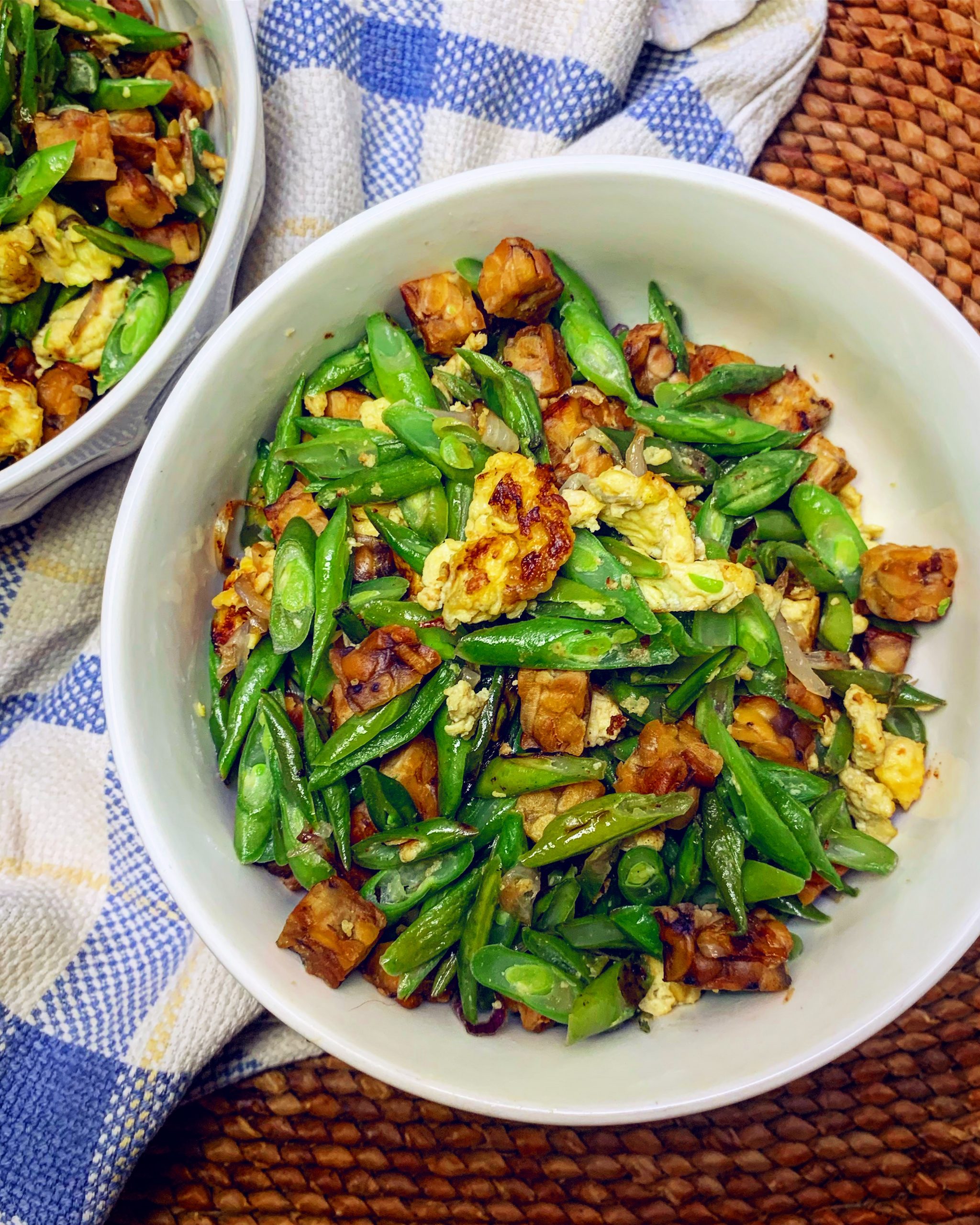 Green Beans with Tempeh Yohana Yoshe The Pretend Blogger