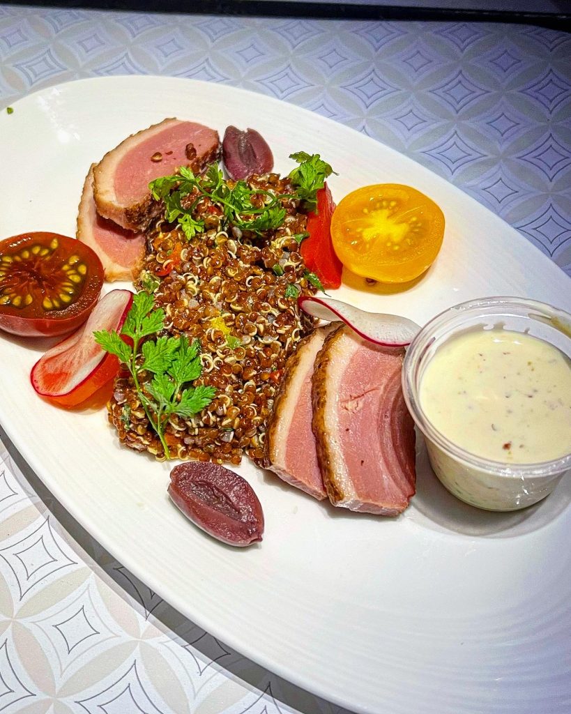 Smoked Duck with Quinoa